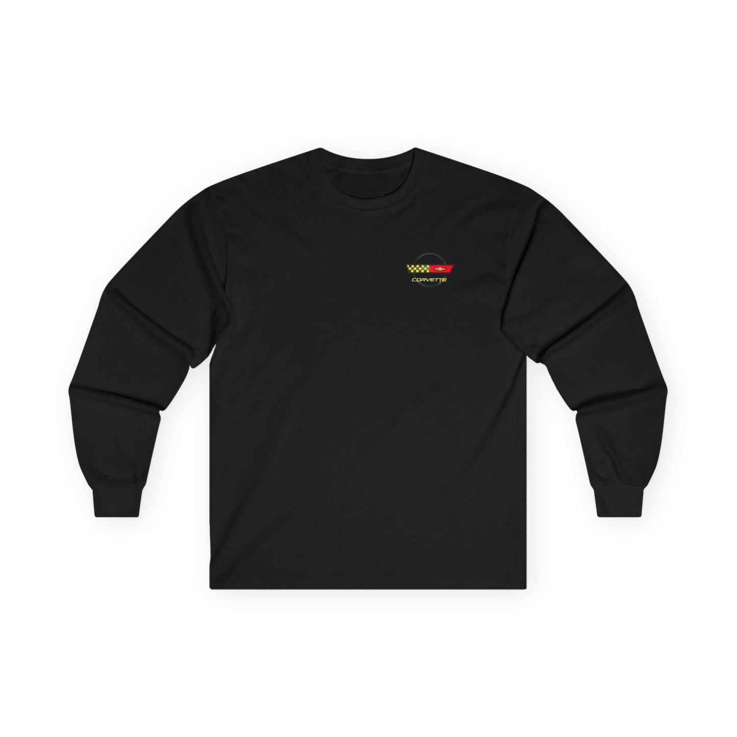 Corvette Long Sleeve Tee — Retro Speedometer Graphic Car Shirt