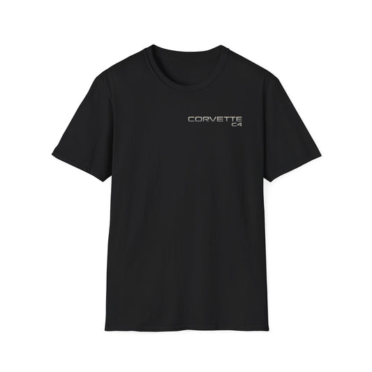 Corvette C4 Speed Gauge T‑Shirt — Retro Sports Car Graphic Tee